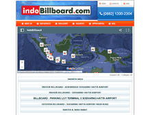 Tablet Screenshot of indobillboard.com